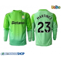 Maglie da calcio Aston Villa Emiliano Martinez #23 Portiere Seconda Maglia 2025-26 Manica Lunga